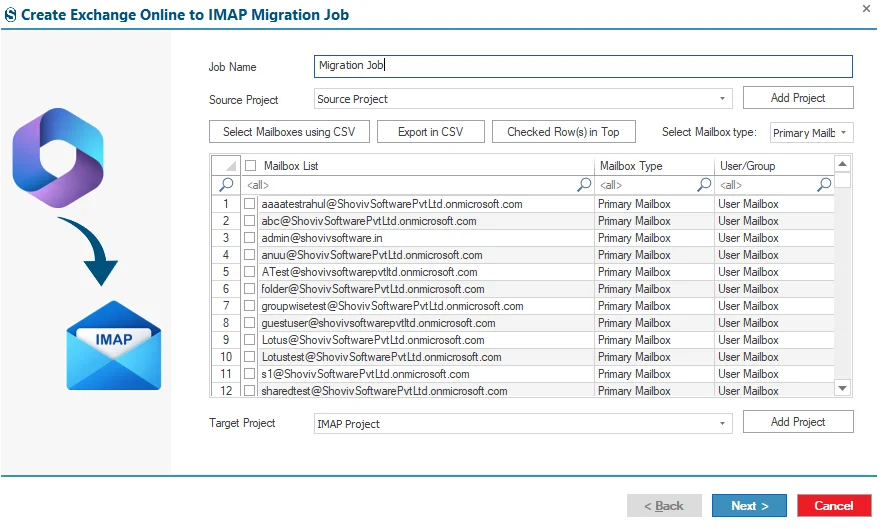 migration job