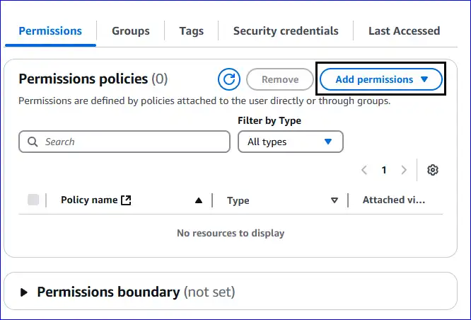 amazon s3 connection steps