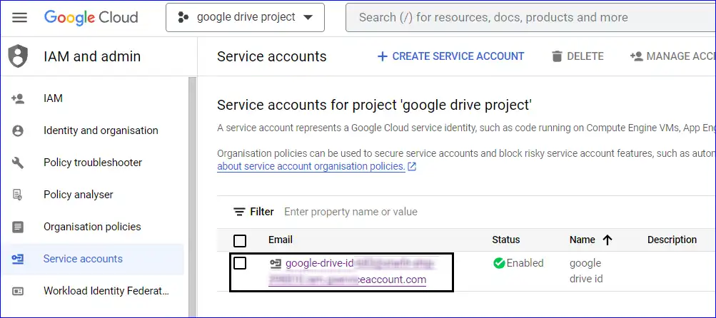 google drive add service image