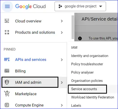 google drive add service image