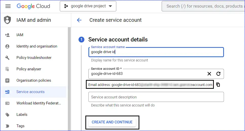 google drive add service image