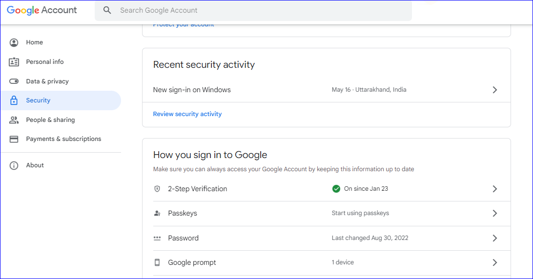 app password for IMAP