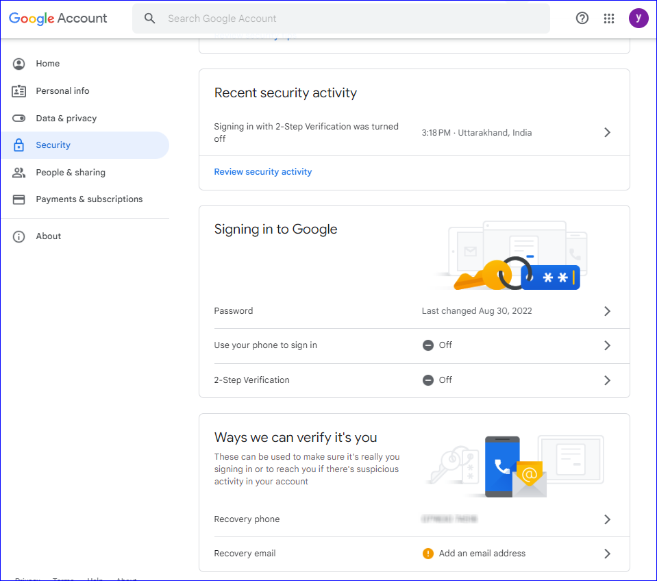 app password for IMAP