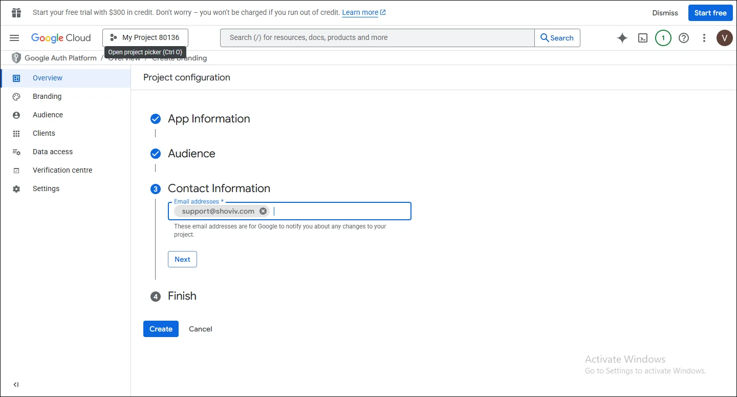 Contact information