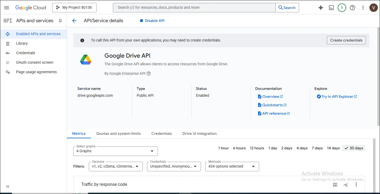 Click on OAuth