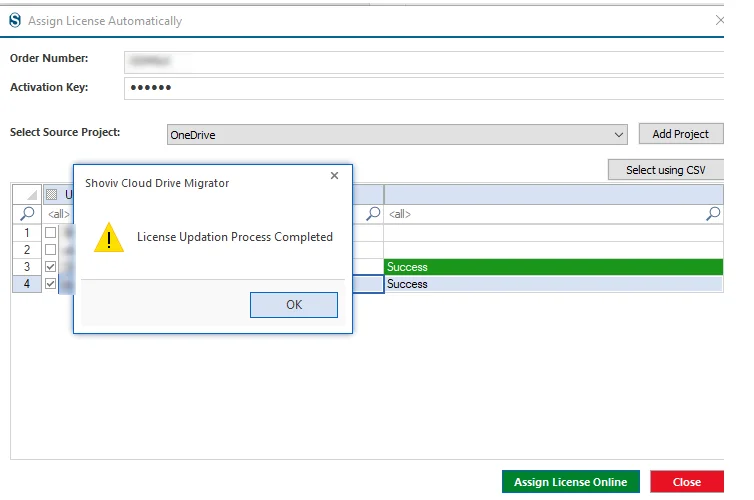 License Updation Process Completed